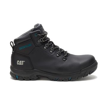 Dámské Nepromokavé Boty Caterpillar Mae Steel Špicí Waterproof Černé | CAT455-CZ