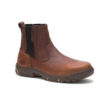Dámské Pracovní Boty Caterpillar Abbey Steel Špicí Káva | CAT445-CZ