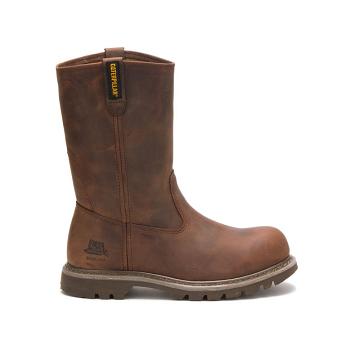 Dámské Pracovní Boty Caterpillar Revolver Steel Špicí Hnědé | CAT446-CZ