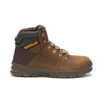 Pánské Bezpečnostní Boty Caterpillar Charge Waterproof Alloy Špicí Káva | CAT088-CZ