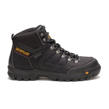 Pánské Bezpečnostní Boty Caterpillar Threshold Waterproof Černé | CAT011-CZ