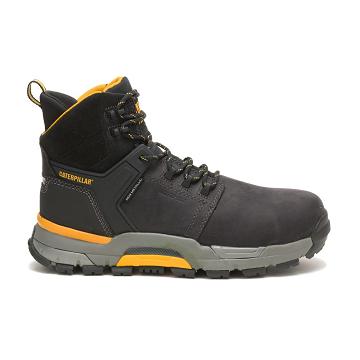 Pánské Nepromokavé Boty Caterpillar CAT EDGE Waterproof Nano Špicí Černé | CAT148-CZ