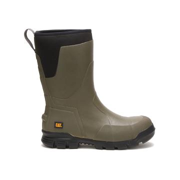 Pánské Nepromokavé Boty Caterpillar Stormers 11" Steel Špicí Olivy Zelené | CAT172-CZ