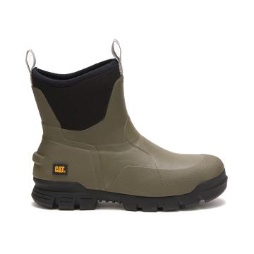 Pánské Nepromokavé Boty Caterpillar Stormers 6" Olivy Zelené | CAT177-CZ