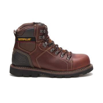 Pánské Pracovní Boty Caterpillar Alaska 2.0 Steel Špicí Hnědé | CAT226-CZ