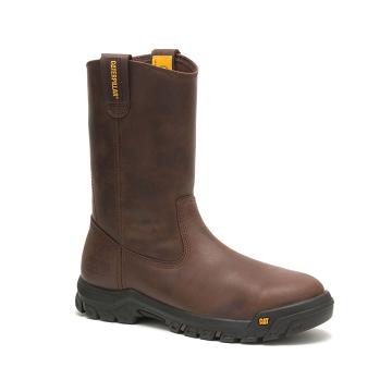 Pánské Pracovní Boty Caterpillar Drawbar Steel Špicí Hnědé | CAT106-CZ