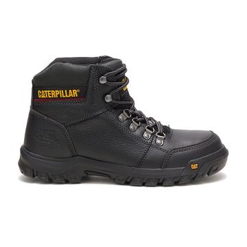 Pánské Pracovní Boty Caterpillar Outline Steel Špicí Černé | CAT219-CZ