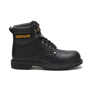 Pánské Pracovní Boty Caterpillar Second Shift Steel Špicí Černé | CAT244-CZ